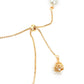 Gold Tone Pretty Pearl Bracelet - Rajwada