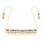Golden Beaded Fabric Tie-able Tassel Belt! - Rajwada