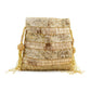 Golden Beaded Potli Handbag - Rajwada