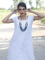 Gorgeous Black & Grey Necklace Set For Women - Rajwada