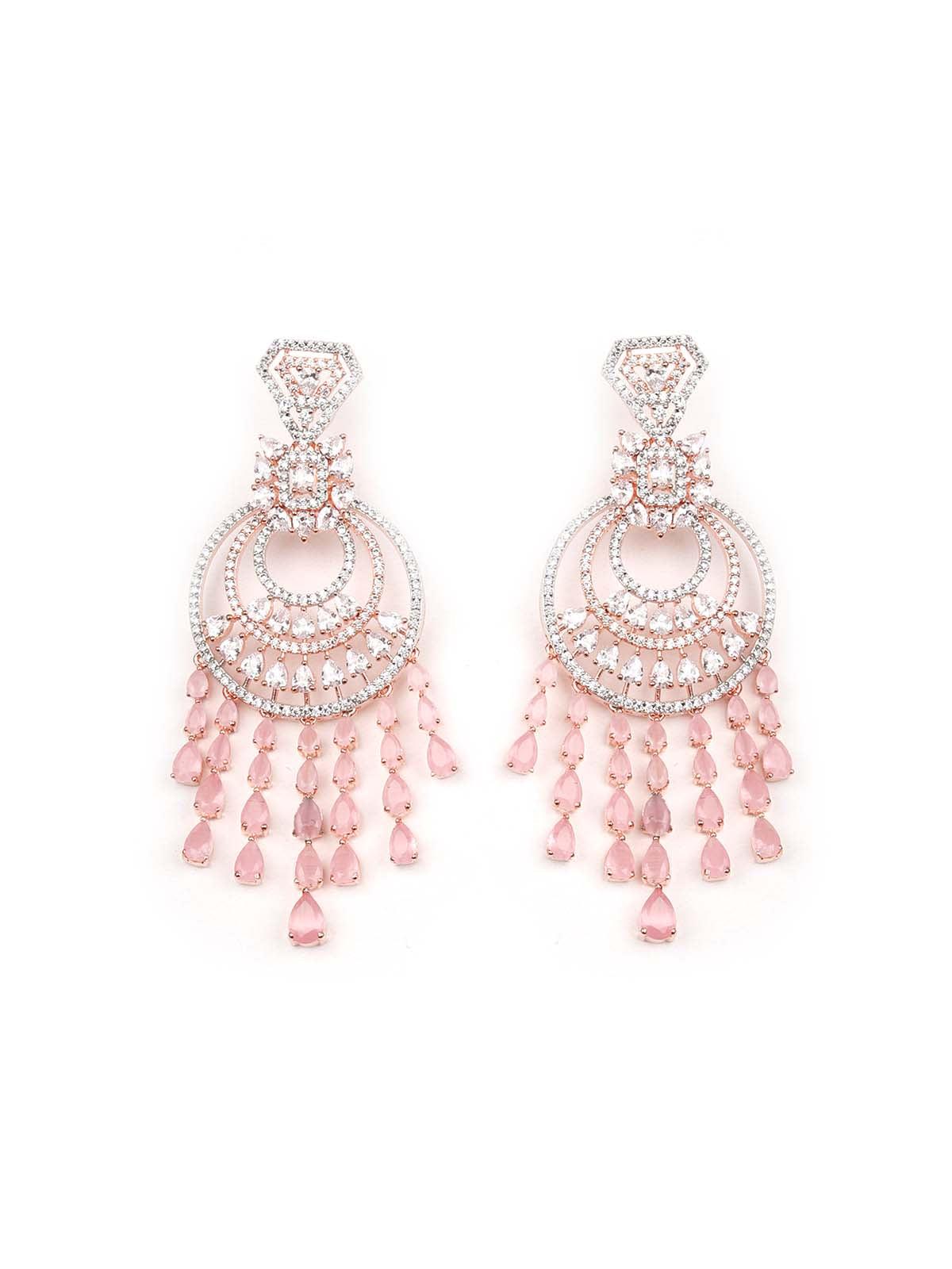 Gorgeous bracelet embellished with artificial crystals - Rajwada