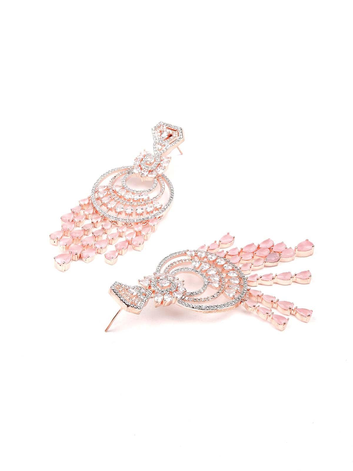 Gorgeous bracelet embellished with artificial crystals - Rajwada