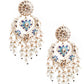 Gorgeous chandelier statement earrings - Rajwada
