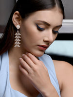 Gorgeous Crystal layered earrings - Rajwada