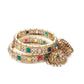 Gorgeous embellished pair Kada for women - Rajwada