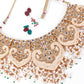Gorgeous gold embellished necklace set for women - Rajwada