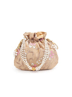 GORGEOUS GOLD EMBROIDERED POTLI BAG - Rajwada