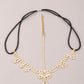 Gorgeous gold-tone sparkling chain chain - Rajwada