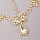 Gorgeous gold-tone sparkling chain chain - Rajwada