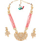 Gorgeous Long Gold Necklace Set for Women - Rajwada