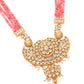 Gorgeous Long Gold Necklace Set for Women - Rajwada