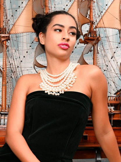 Gorgeous Pearl Necklace Set - Rajwada