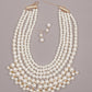 Gorgeous Pearl Necklace Set - Rajwada
