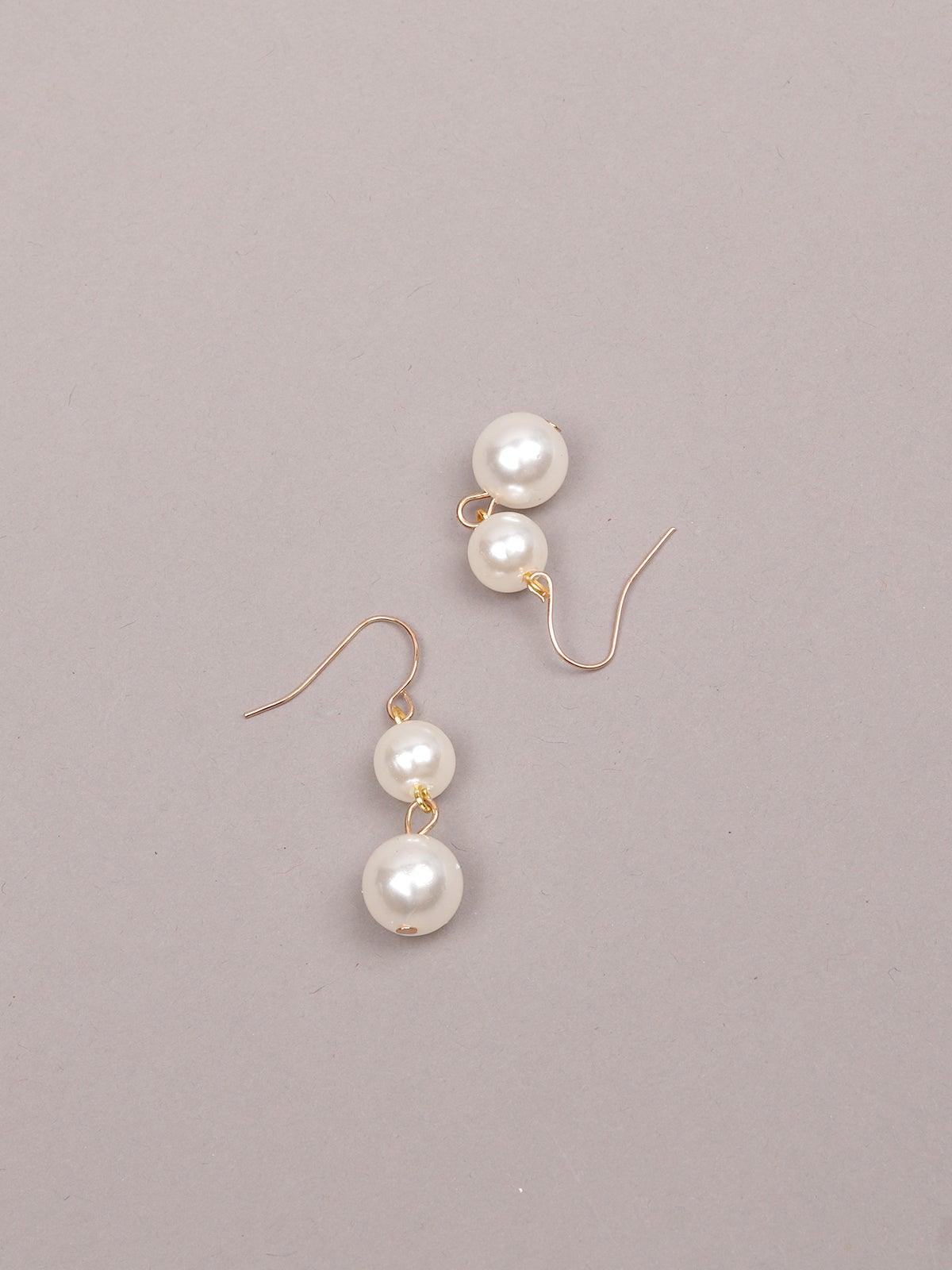 Gorgeous Pearl Necklace Set - Rajwada