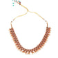 Gorgeous red and green patterned necklace set-new280 - Rajwada