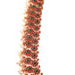 Gorgeous red and green patterned necklace set-new280 - Rajwada