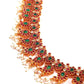 Gorgeous red and green patterned necklace set-new280 - Rajwada