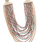Gorgeous Red, Green and Gold Long Necklace Set for Women - Rajwada
