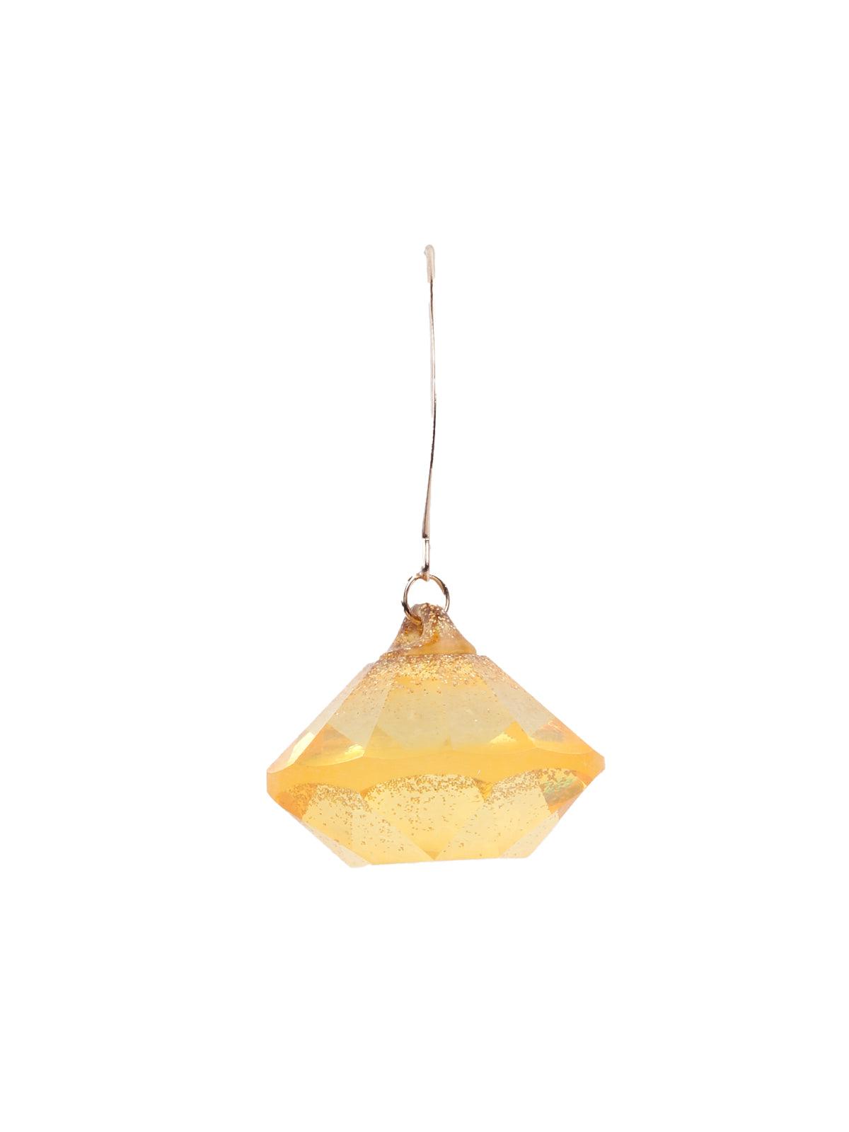 Gorgeous textured yellow drop earrings - Rajwada