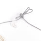 Gorgeous white pendant choker necklace set - Rajwada