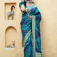 Gorgeous Woven Blue Banarasi Silk Saree - Rajwada