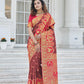 Gorgeous Woven Brown Banarasi Silk Saree - Rajwada