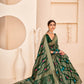 Gorgeous Woven Dark Green Banarasi Silk Saree - Rajwada