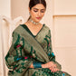 Gorgeous Woven Dark Green Banarasi Silk Saree - Rajwada