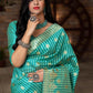 Gorgeous Woven Green Banarasi Silk Saree - Rajwada