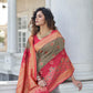Gorgeous Woven Grey Banarasi Silk Saree - Rajwada