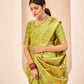 Gorgeous Woven Light Green Banarasi Silk Saree - Rajwada