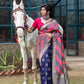 Gorgeous Woven Multi-Colored Banarasi Silk Saree - Rajwada