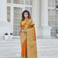 Gorgeous Woven Orange Banarasi Silk Saree - Rajwada