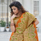 Gorgeous Woven Orange Banarasi Silk Saree - Rajwada