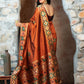 Gorgeous Woven Orange Patola Silk Saree - Rajwada