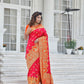 Gorgeous Woven Pink Banarasi Silk Saree - Rajwada