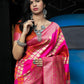 Gorgeous Woven Pink Banarasi Silk Saree - Rajwada