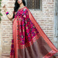 Gorgeous Woven Pink Banarasi Silk Saree - Rajwada