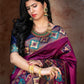 Gorgeous Woven Purple Patola Silk Saree - Rajwada