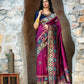 Gorgeous Woven Purple Patola Silk Saree - Rajwada