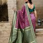 Gorgeous Woven Rani Banarasi Silk Saree - Rajwada