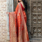 Gorgeous Woven Red Banarasi Silk Saree - Rajwada
