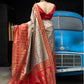 Gorgeous Woven Red Banarasi Silk Saree - Rajwada