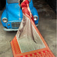 Gorgeous Woven Red Banarasi Silk Saree - Rajwada