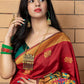 Gorgeous Woven Red Banarasi Silk Saree - Rajwada
