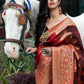 Gorgeous Woven Red Banarasi Silk Saree - Rajwada