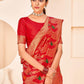 Gorgeous Woven Red Banarasi Silk Saree - Rajwada