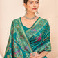 Gorgeous Woven Teal Green Banarasi Silk Saree - Rajwada