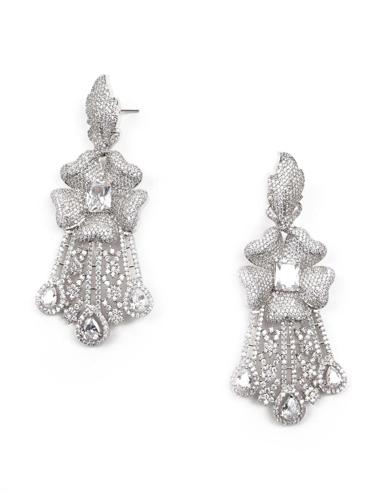 Graceful All White Choker Set - Rajwada