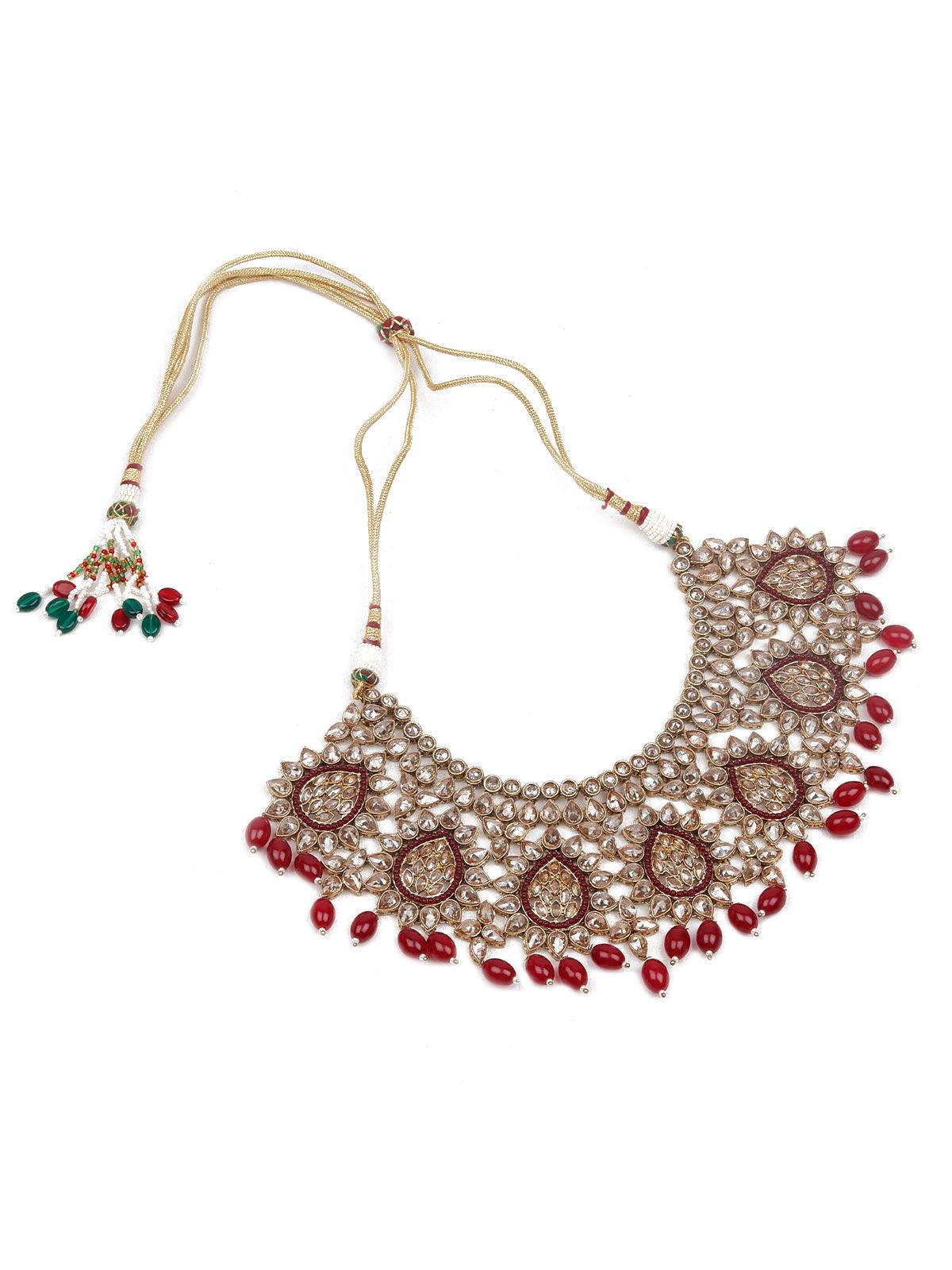 Granduer in Kundan Choker Set - Rajwada